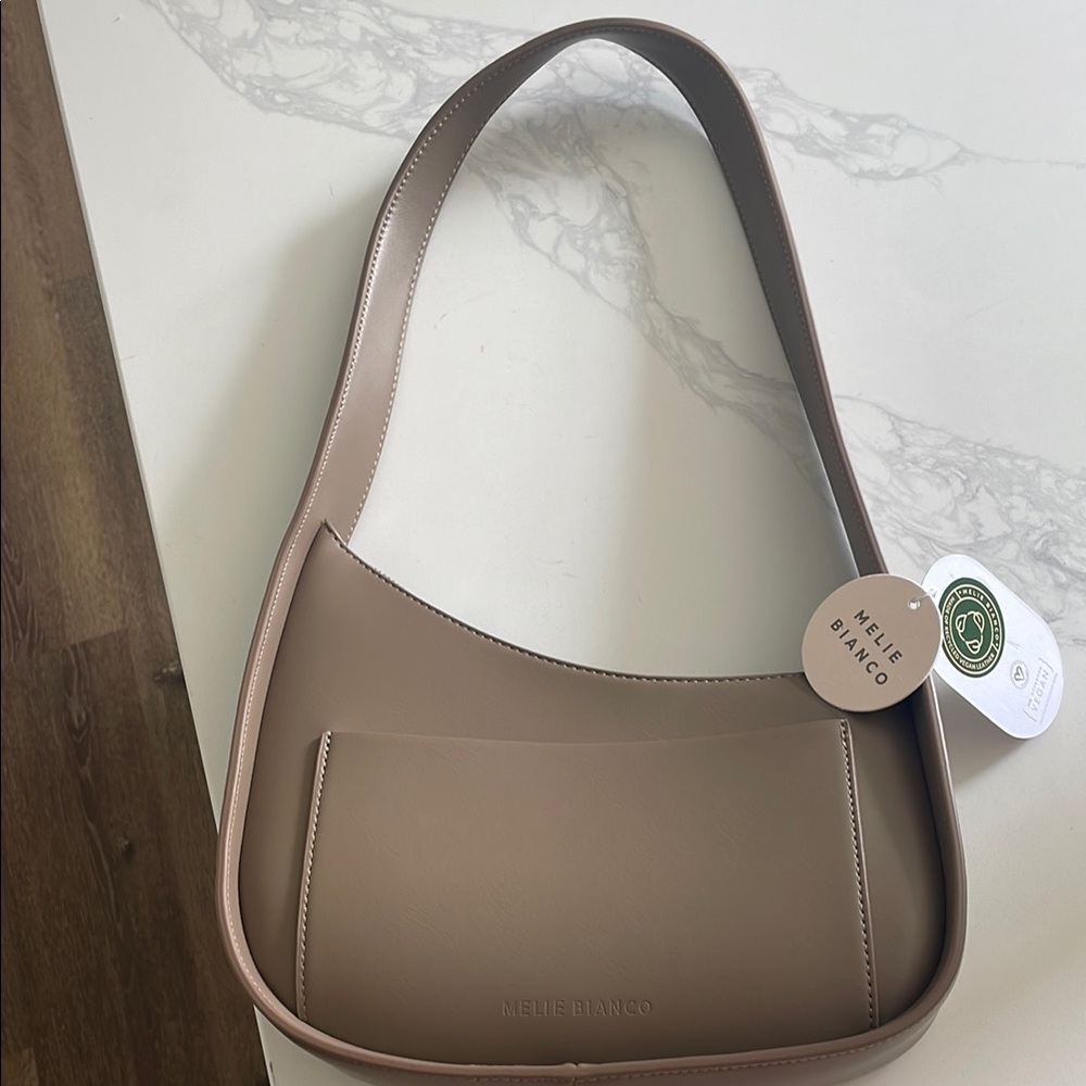 Melie Bianco Beige Shoulder Bag
